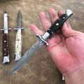 AKC DAMASCUS STEEL Automatic knife