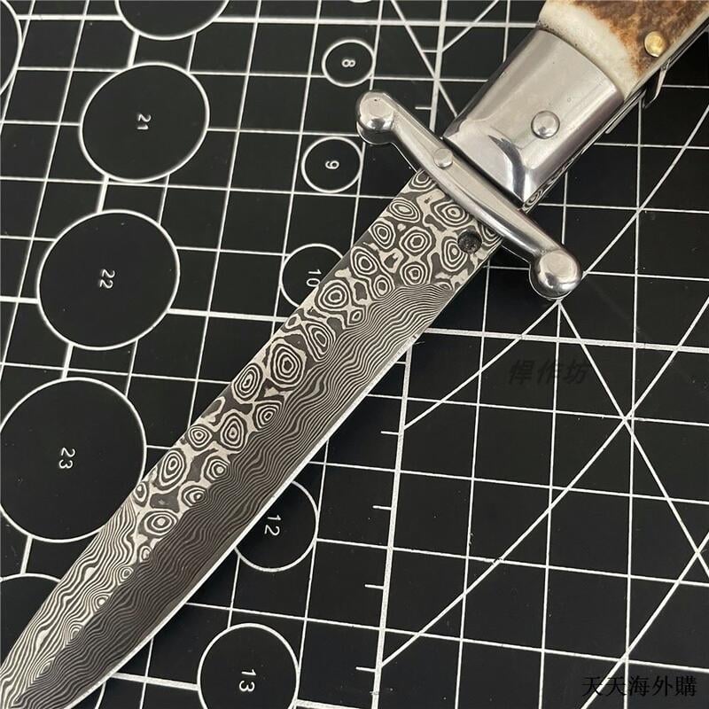 AKC DAMASCUS STEEL Automatic knife